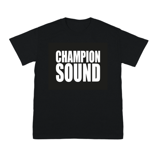 FAITHLESS CHAMPION SOUND BLACK TEE