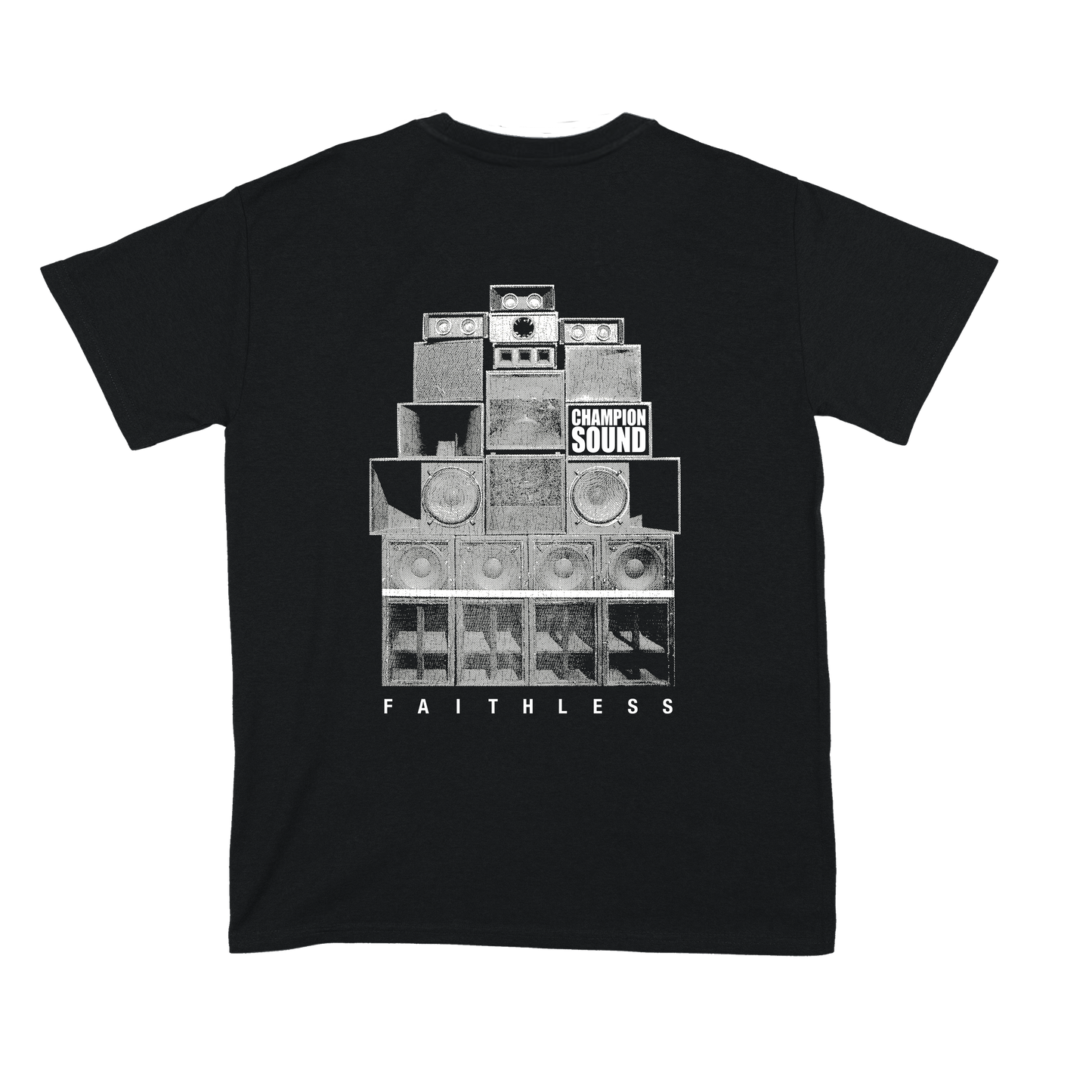 FAITHLESS CHAMPION SOUND BLACK TEE