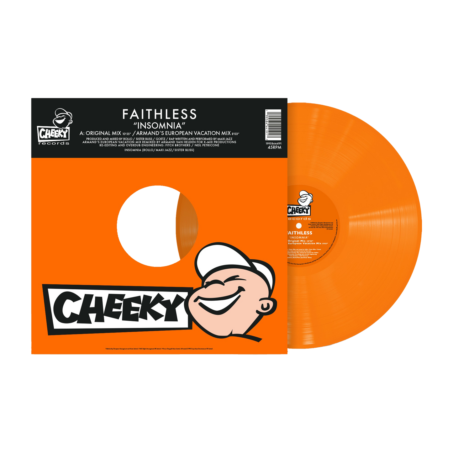 INSOMNIA 30TH ANNIVERSARY ORANGE VINYL