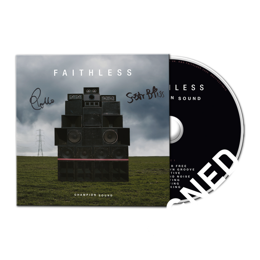 FAITHLESS - CHAMPION SOUND CD SIGNED