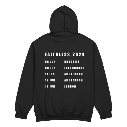FAITHLESS JUNE 2024 BLACK TOUR HOODY